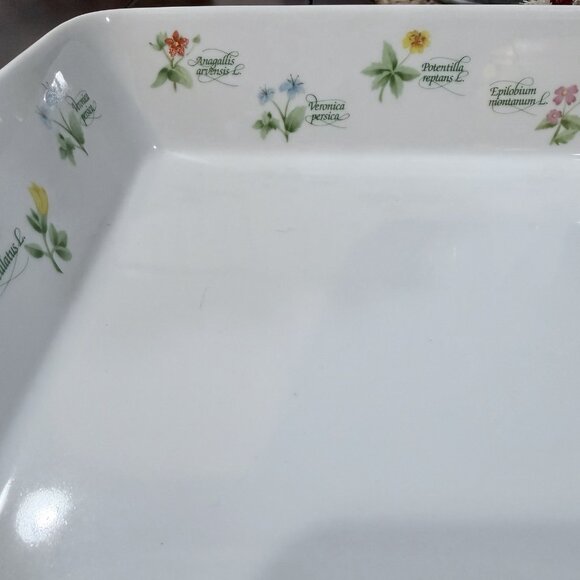 Vintage Anchor Hocking Ovenware 2.5 QT Rectangular Floret Baking Dish 1970s - Picture 3 of 5